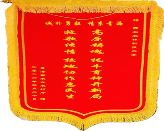 青海省农业农村厅赠少妇白洁
的锦旗_副本.png